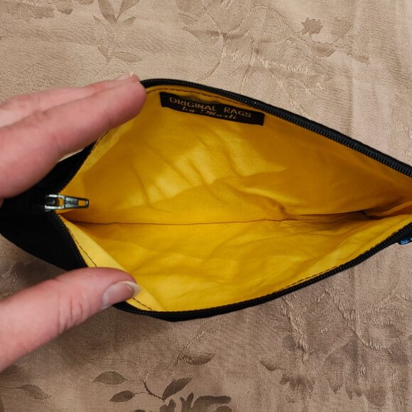 Original Rags by Marti Rainbow Birds Double Zip Pouch, Excellent Used Condition! - Picture 7 of 8